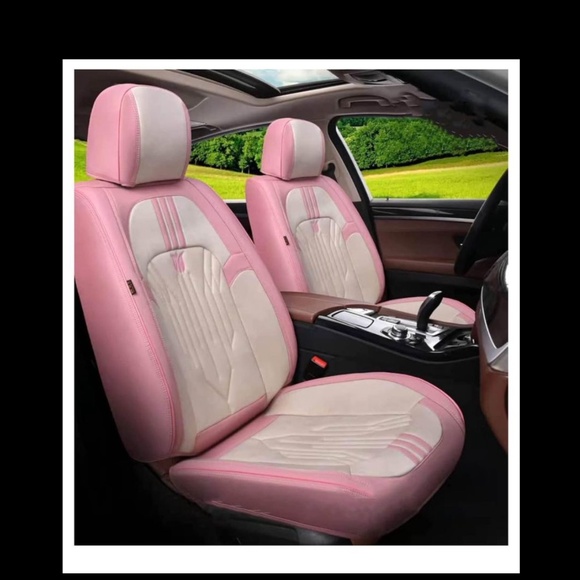 Car Seat Covers (Pink and Cream) - Picture 6 of 6